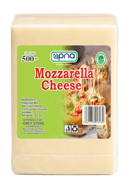 Apna Mozzarella Cheese Block 500gm