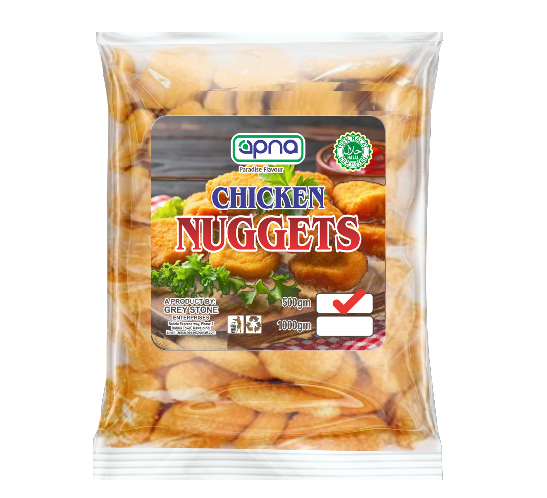Nuggets 500gm Apna Chicken Nuggets 500gm - Image 1