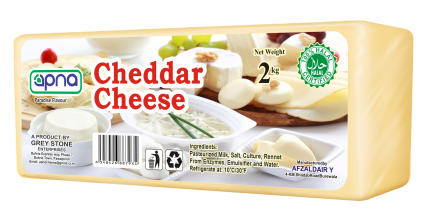 Apna Cheddar Cheese Block 2kg